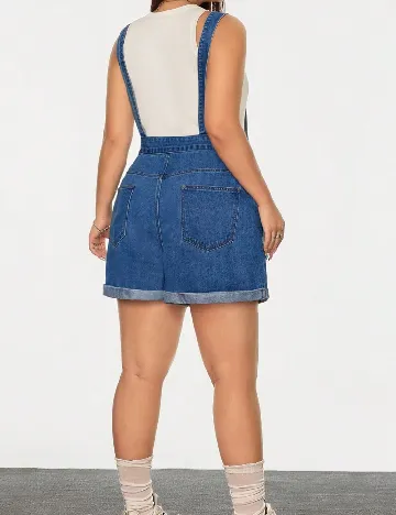 Salopeta SHEIN CURVE, albastru