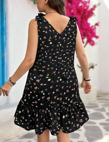 Rochie scurta SHEIN CURVE, floral print