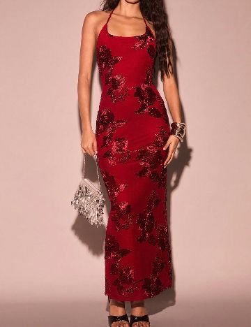 Rochie lunga SHEIN, rosu