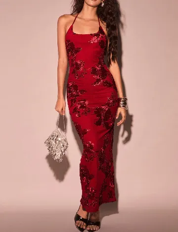 Rochie lunga SHEIN, rosu