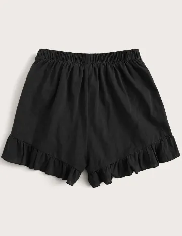 Fusta pantalon SHEIN CURVE, negru