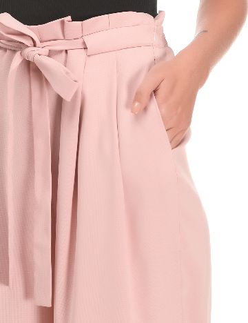 Pantaloni Zara, roz pudra