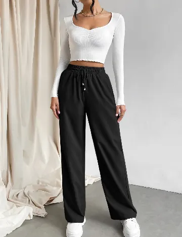 Pantaloni SHEIN, negru