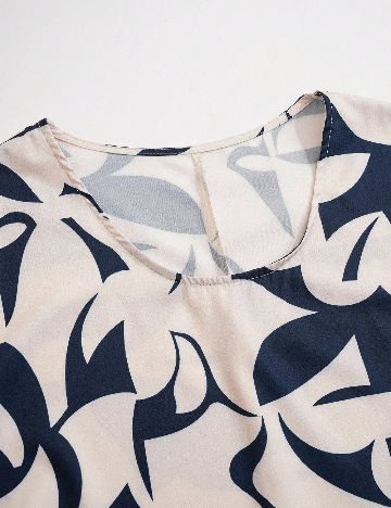 Compleu SHEIN CURVE, bleumarin/crem