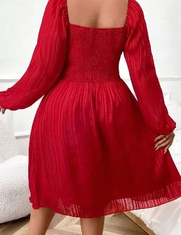 Rochie scurta SHEIN CURVE, rosu