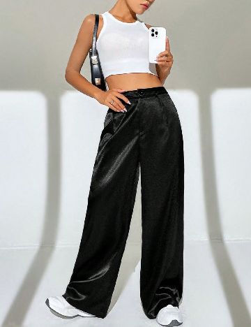 Pantaloni SHEIN, negru