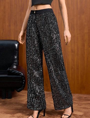 Pantaloni SHEIN, negru