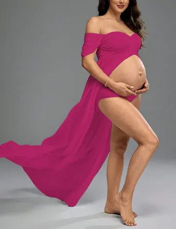 Rochie lunga SHEIN Maternity, roz