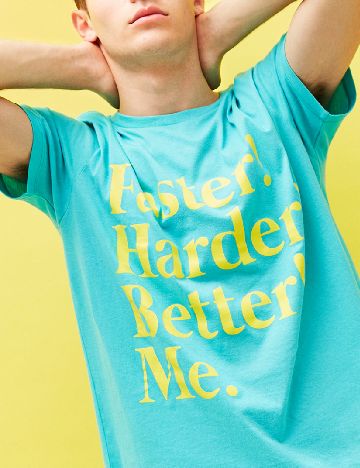 Tricou Bershka, turcoaz