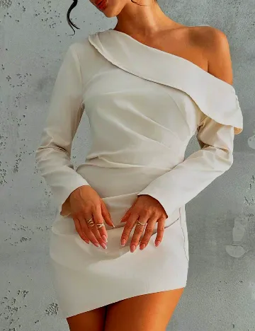 Rochie scurta SHEIN, bej