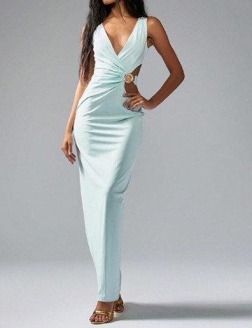 Rochie lunga Missguided, turcoaz