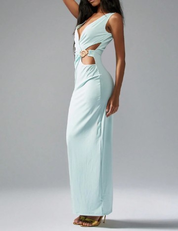 Rochie lunga Missguided, turcoaz