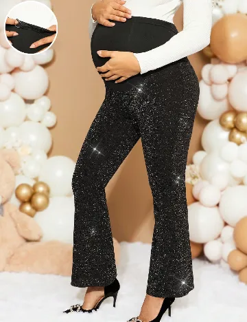 Pantaloni SHEIN Maternity, negru