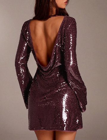 Rochie scurta SHEIN, visiniu