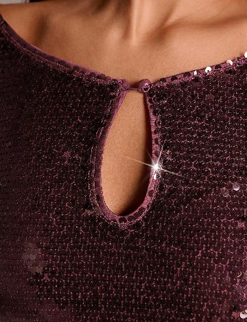 Rochie scurta SHEIN, visiniu