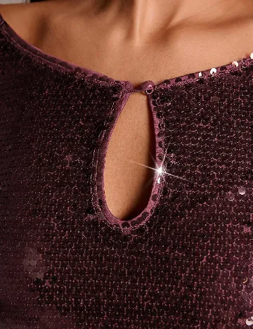 Rochie scurta SHEIN, visiniu