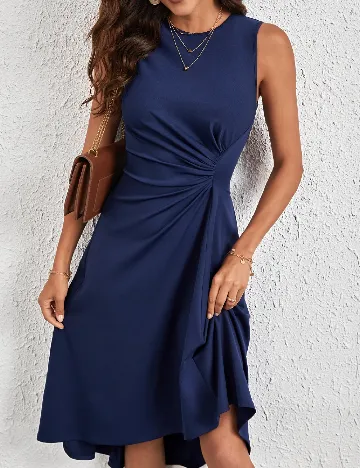 Rochie medie SHEIN, bleumarin