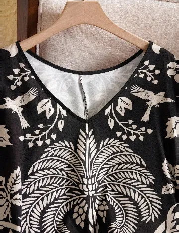 Bluza SHEIN CURVE, negru