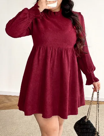 Rochie scurta SHEIN CURVE, rosu