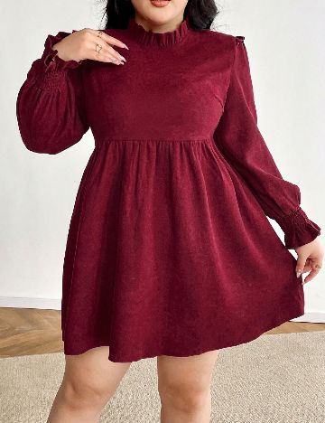 Rochie scurta SHEIN CURVE, rosu