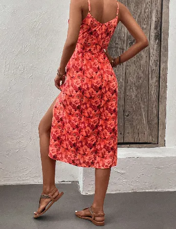 Rochie scurta SHEIN, portocaliu