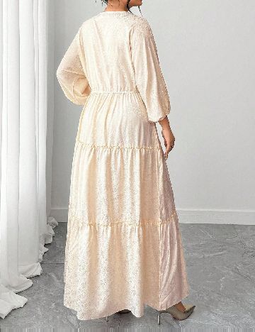 Rochie lunga SHEIN CURVE, crem