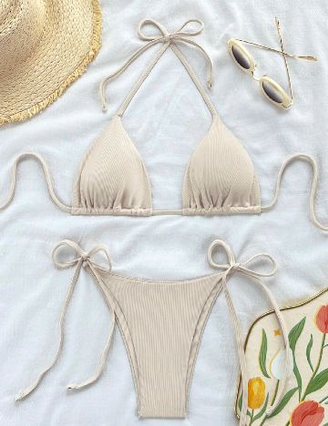 Costum de baie SHEIN, bej