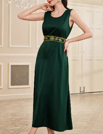 Rochie lunga SHEIN, verde