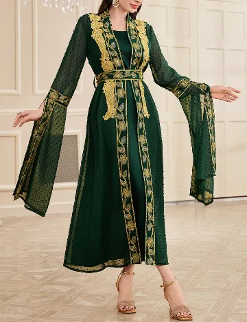 Rochie lunga SHEIN, verde