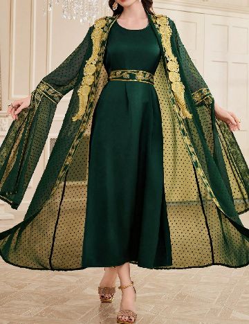 Rochie lunga SHEIN, verde