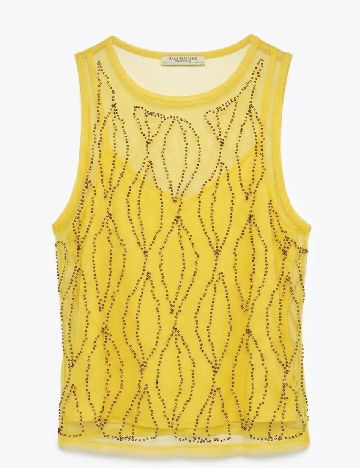 Top Zara, galben