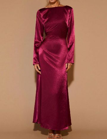 Rochie lunga Cosmina, roz