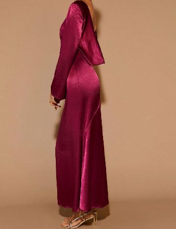 Rochie lunga Cosmina, roz