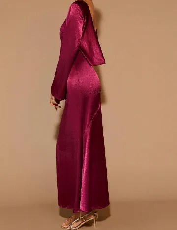 Rochie lunga Cosmina, roz