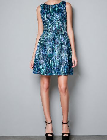 Rochie scurta Zara, mix culori