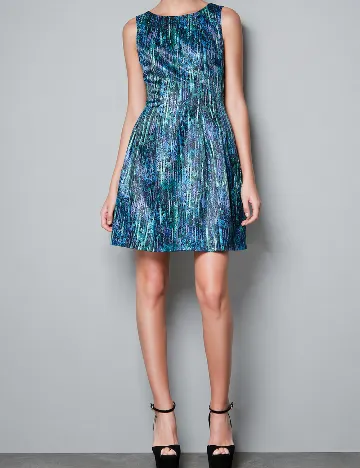 Rochie scurta Zara, mix culori