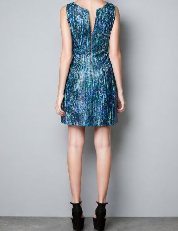 Rochie scurta Zara, mix culori