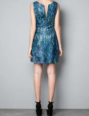 Rochie scurta Zara, mix culori