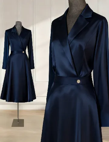 Rochie lunga SHEIN, bleumarin