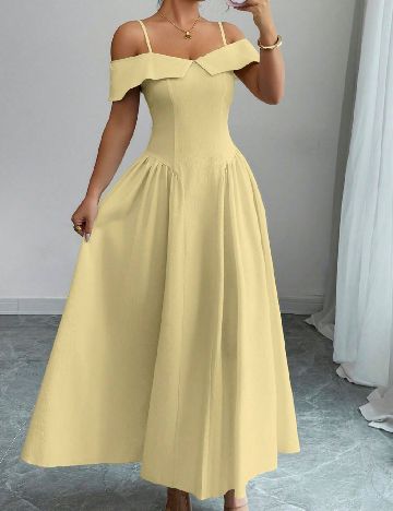 Rochie lunga SHEIN, galben