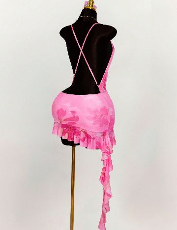 Rochie scurta SHEIN, roz