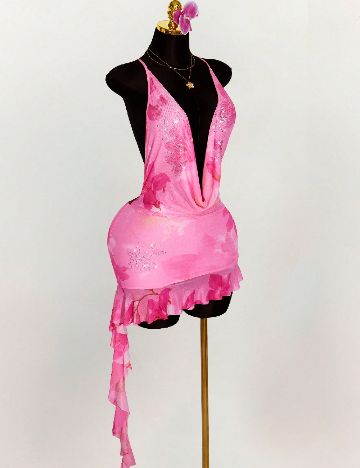 Rochie scurta SHEIN, roz