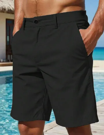 Pantaloni scurti SHEIN, negru