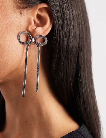 Cercei ASOS, argintiu