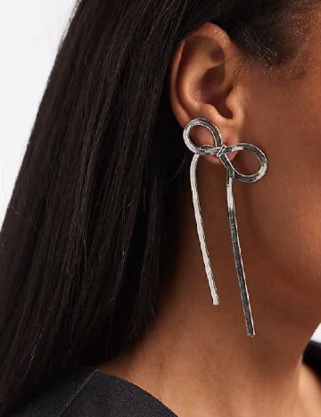 Cercei ASOS, argintiu