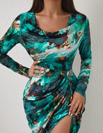 Rochie medie SHEIN, turcoaz