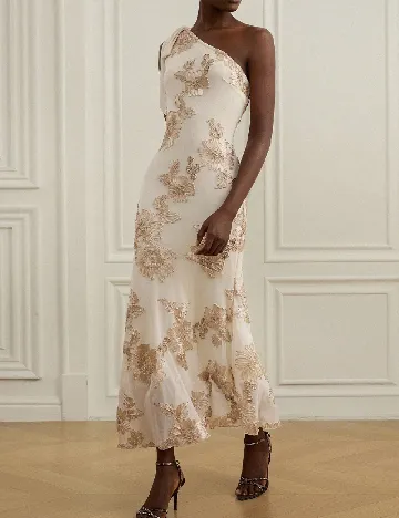 Rochie lunga SHEIN, crem