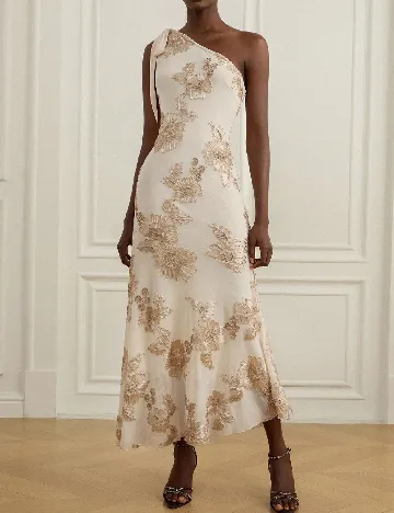 Rochie lunga SHEIN, crem