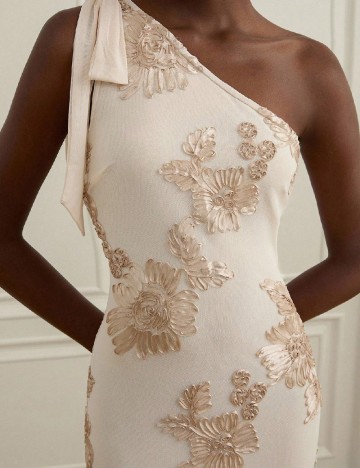 Rochie lunga SHEIN, crem