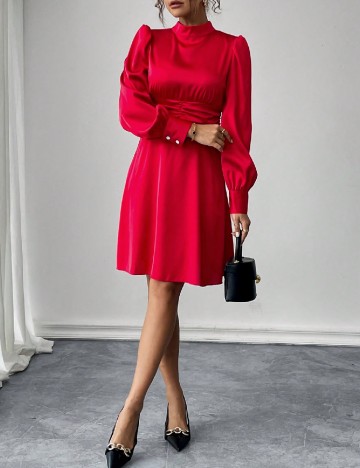 Rochie scurta SHEIN, rosu